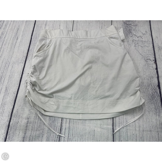 Athletic Skirt By Columbia In White, Size: M