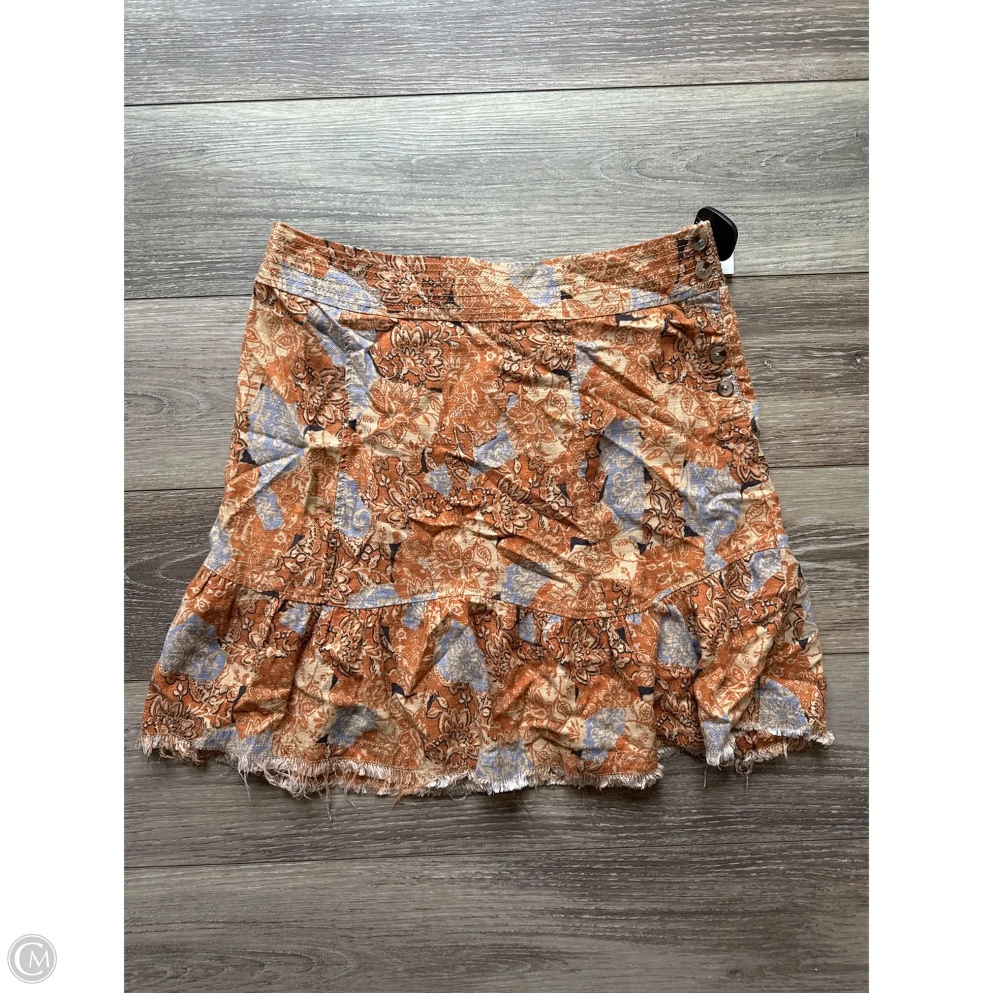 Skirt Mini & Short By Pilcro In Orange, Size: L