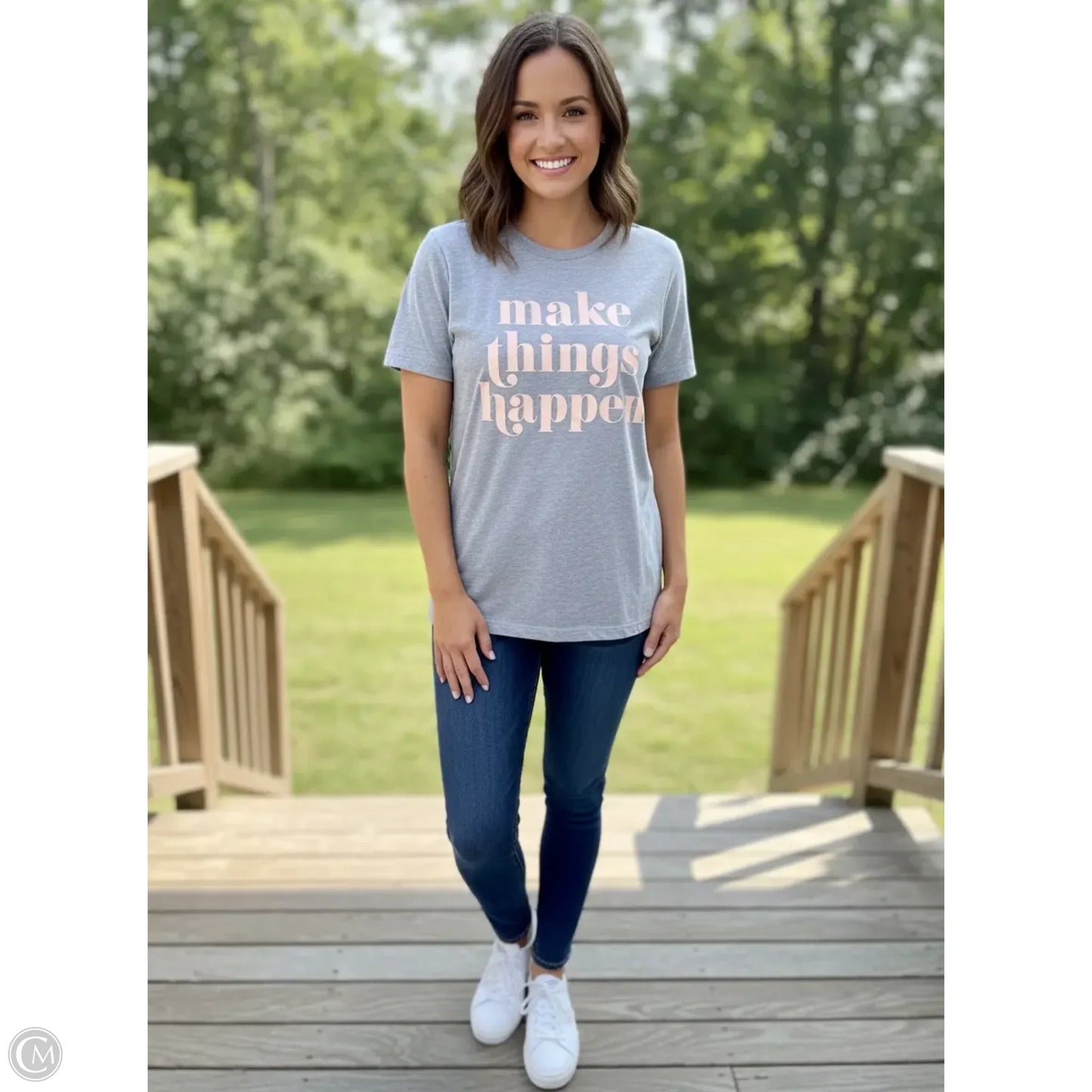 Top Short Sleeve By Evri In Pink, Size: 1x