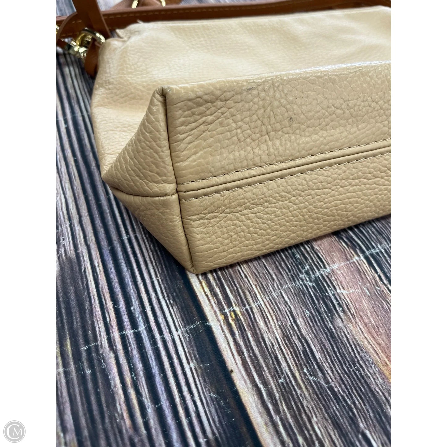 Crossbody Leather By Valentina, Size: Medium