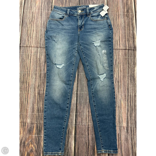 Jeans Skinny By Maurices In Blue Denim, Size: 8