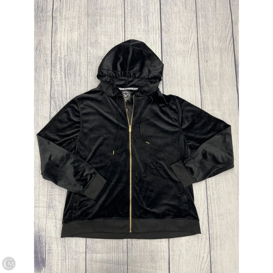 Sweatshirt Hoodie By White Mark In Black, Size: 3x