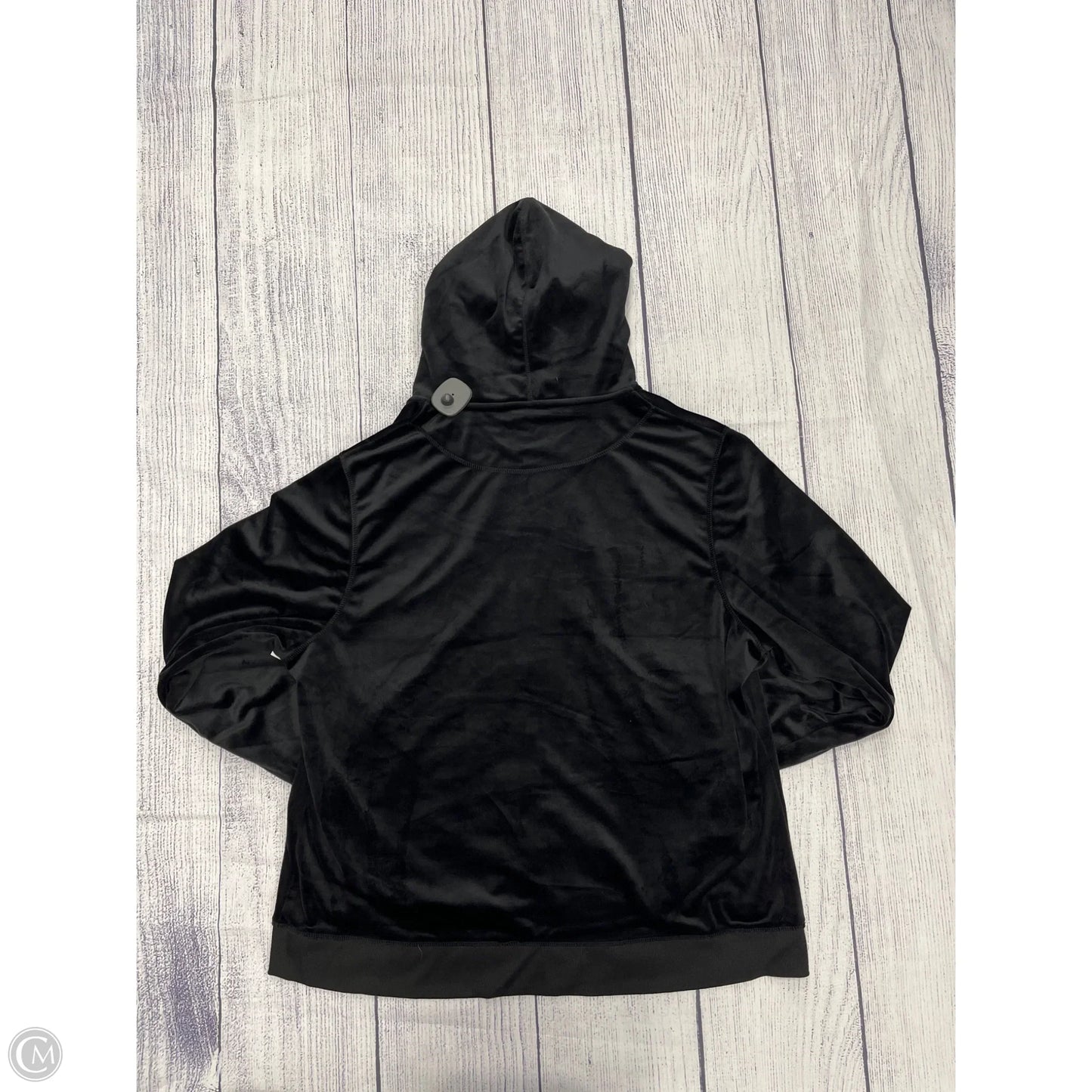 Sweatshirt Hoodie By White Mark In Black, Size: 3x