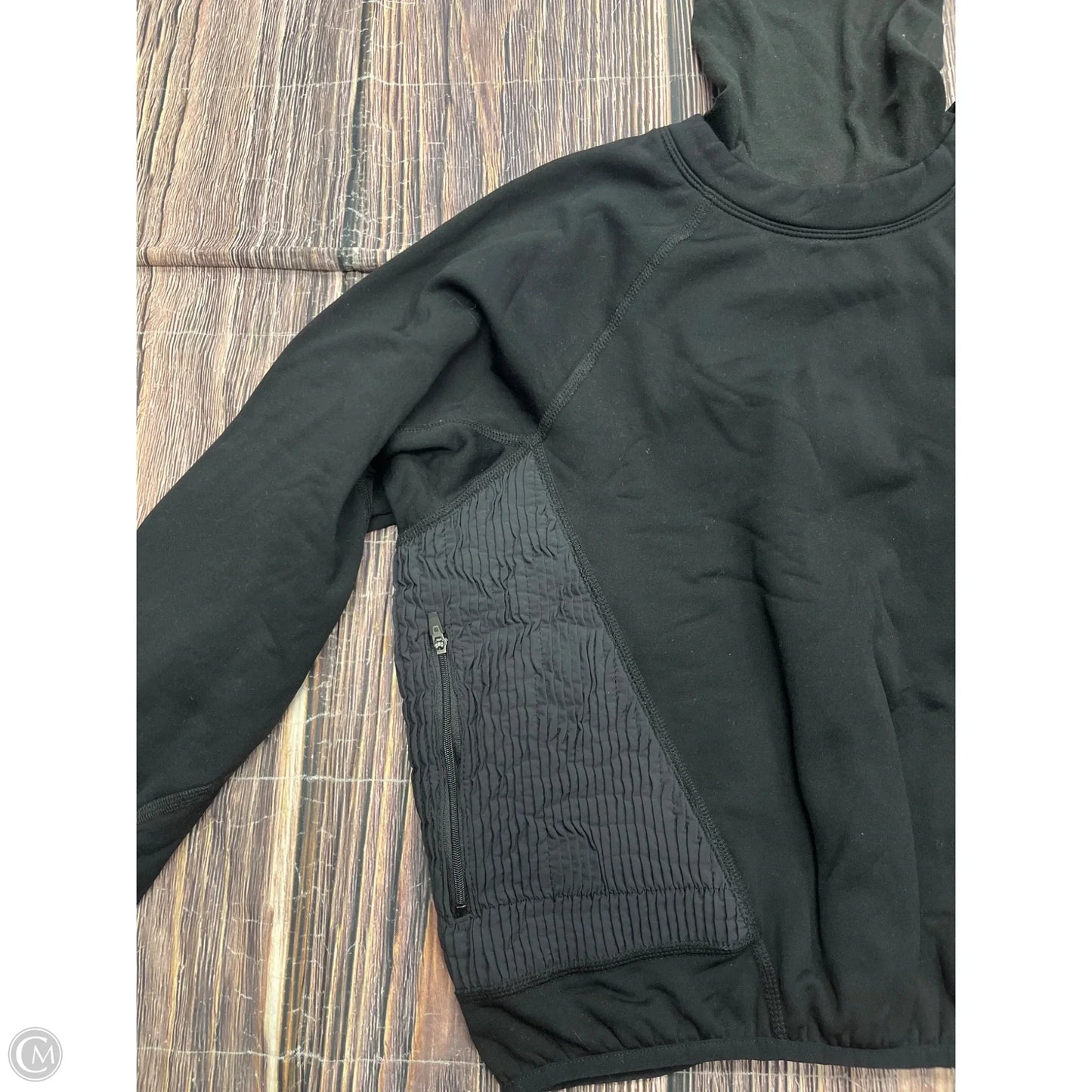 Athletic Top Long Sleeve Collar By Free People In Black, Size: Xs