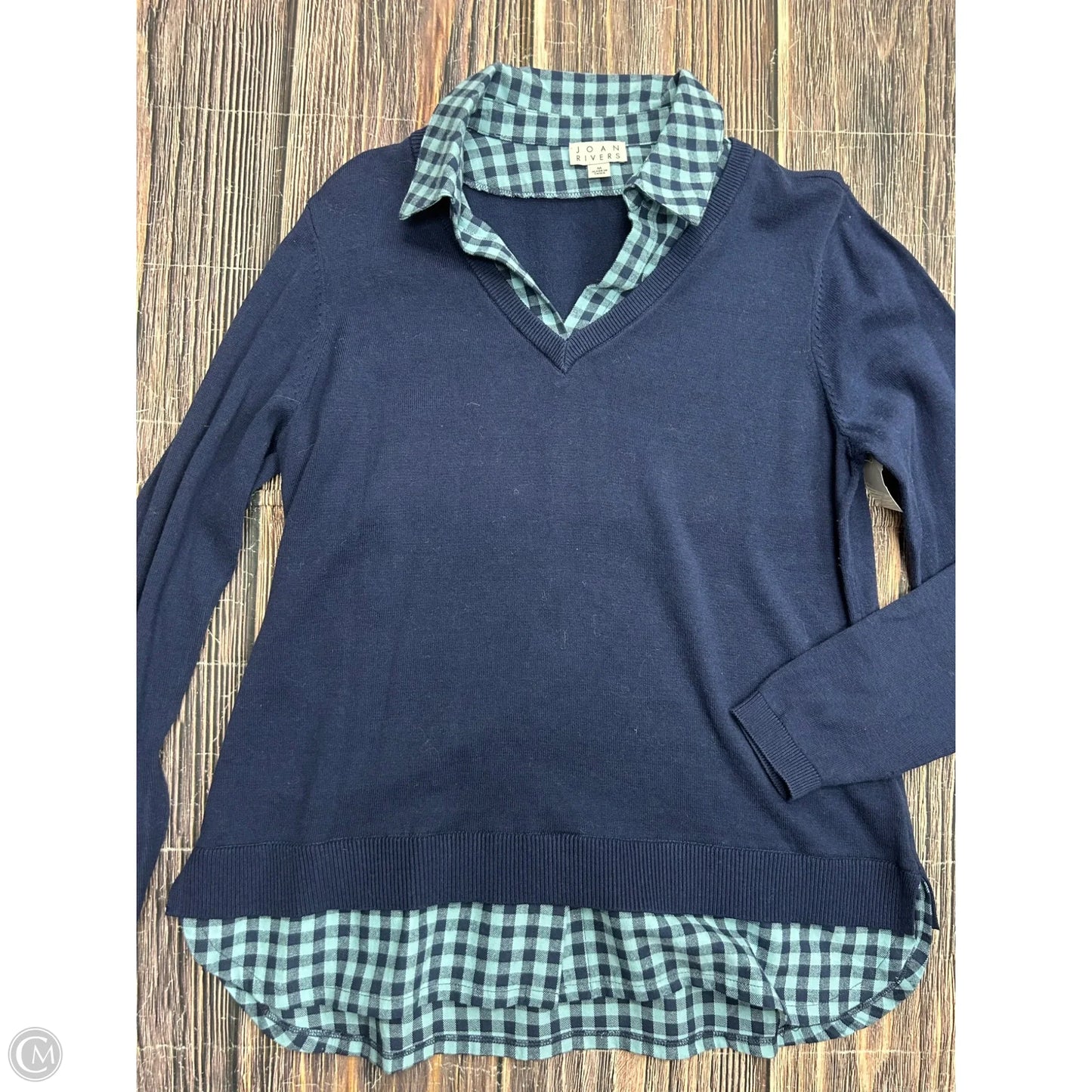 Sweater By Joan Rivers In Navy, Size: M