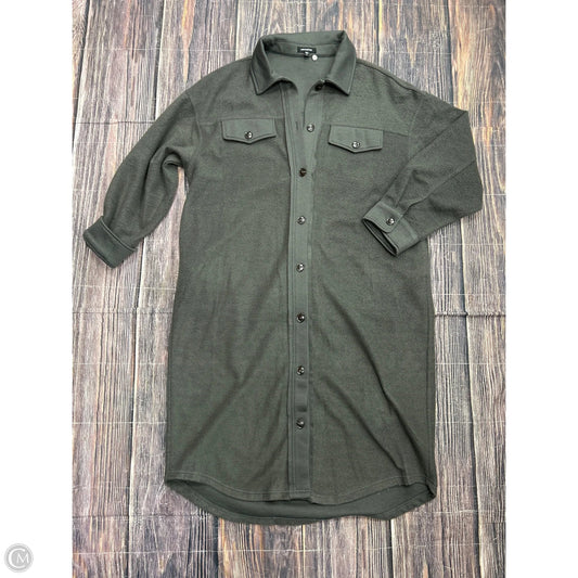 Jacket Shirt By Mittoshop In Brown, Size: L