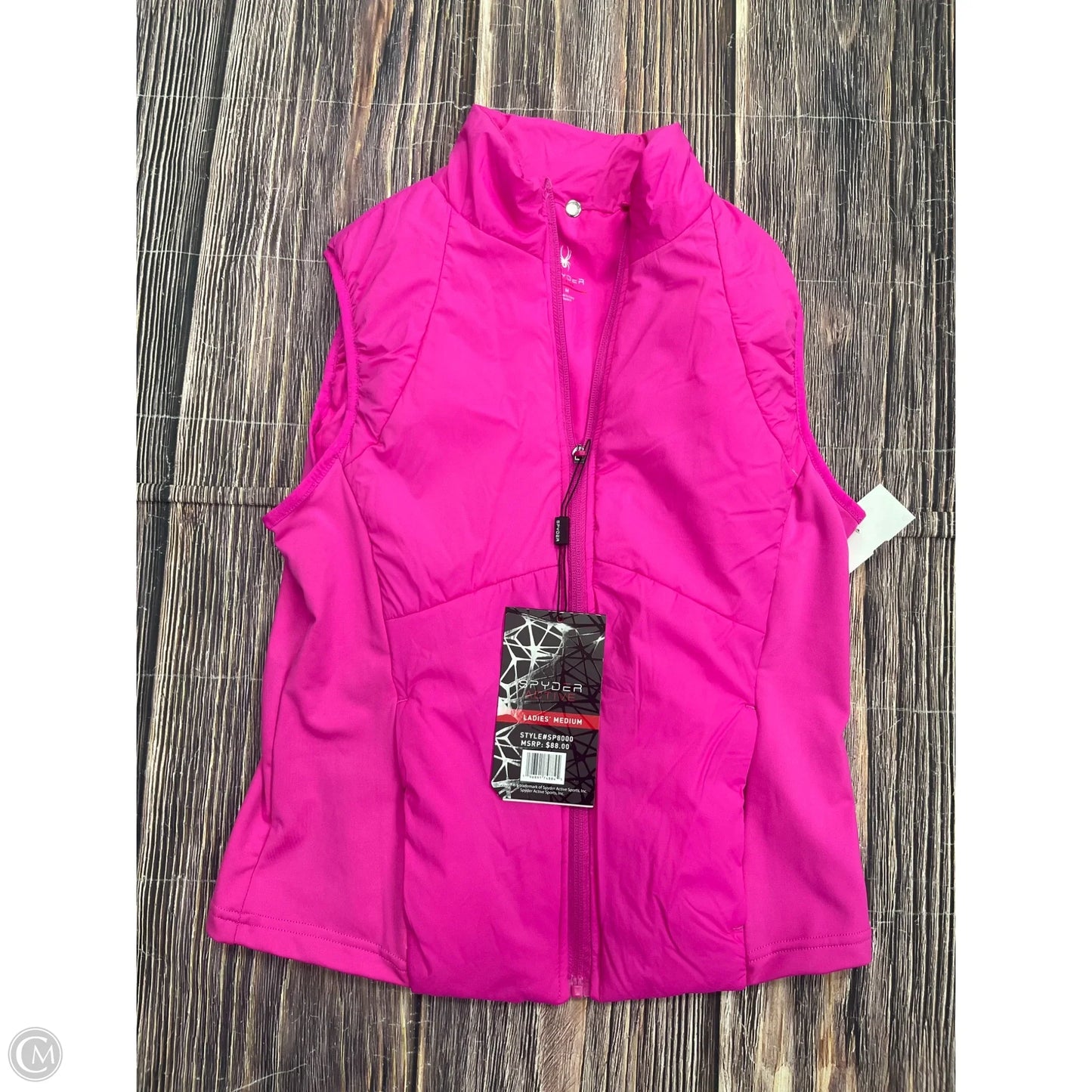 Vest Puffer & Quilted By Spyder In Pink, Size: M