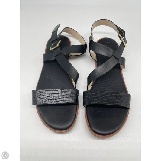 Sandals Flats By Cole-haan In Black, Size: 8.5