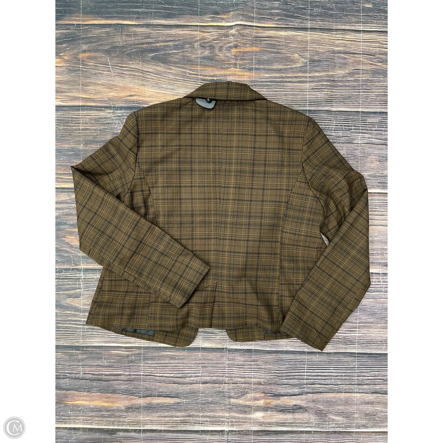 Blazer By Croft And Barrow In Plaid Pattern, Size: M