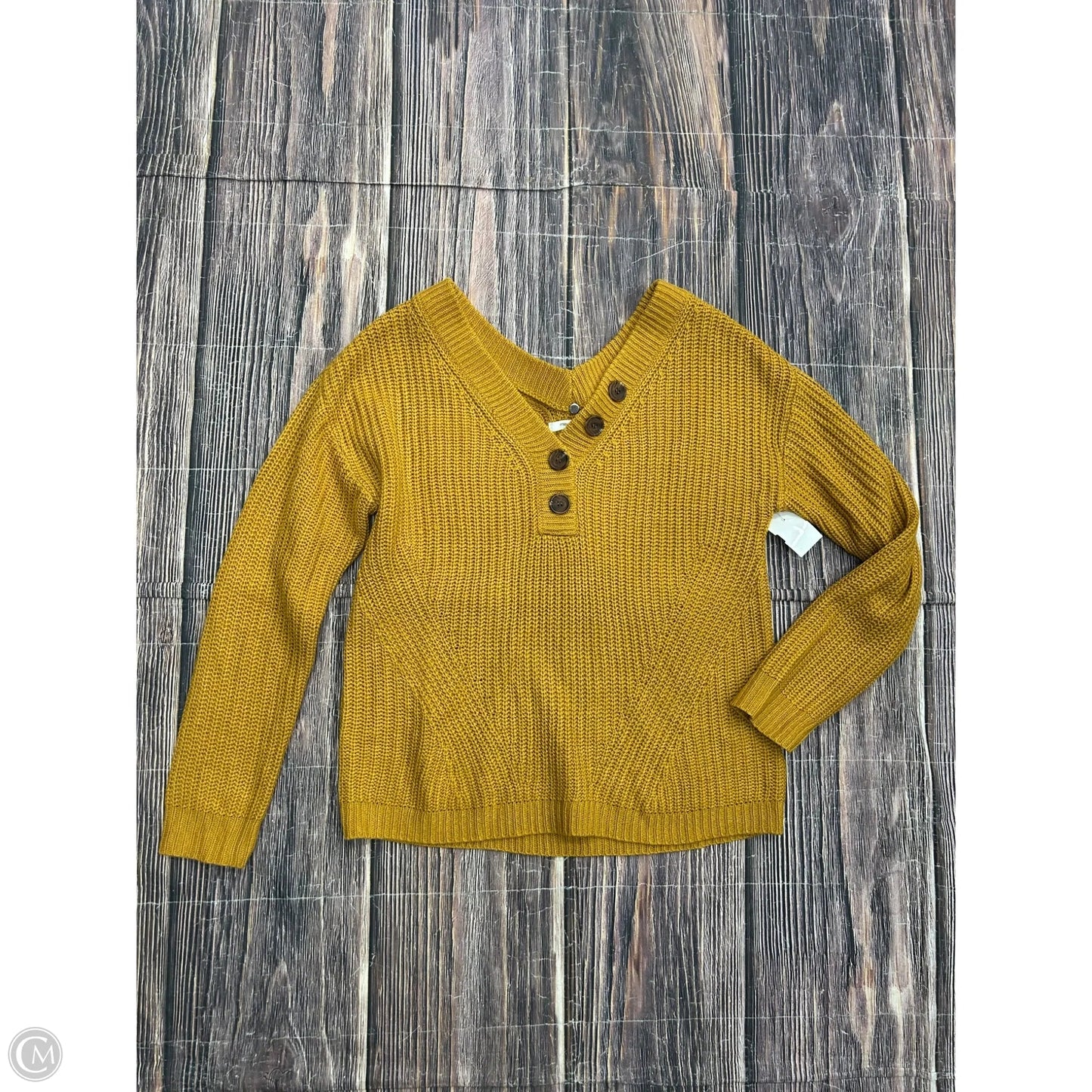 Sweater By Maurices In Yellow, Size: S