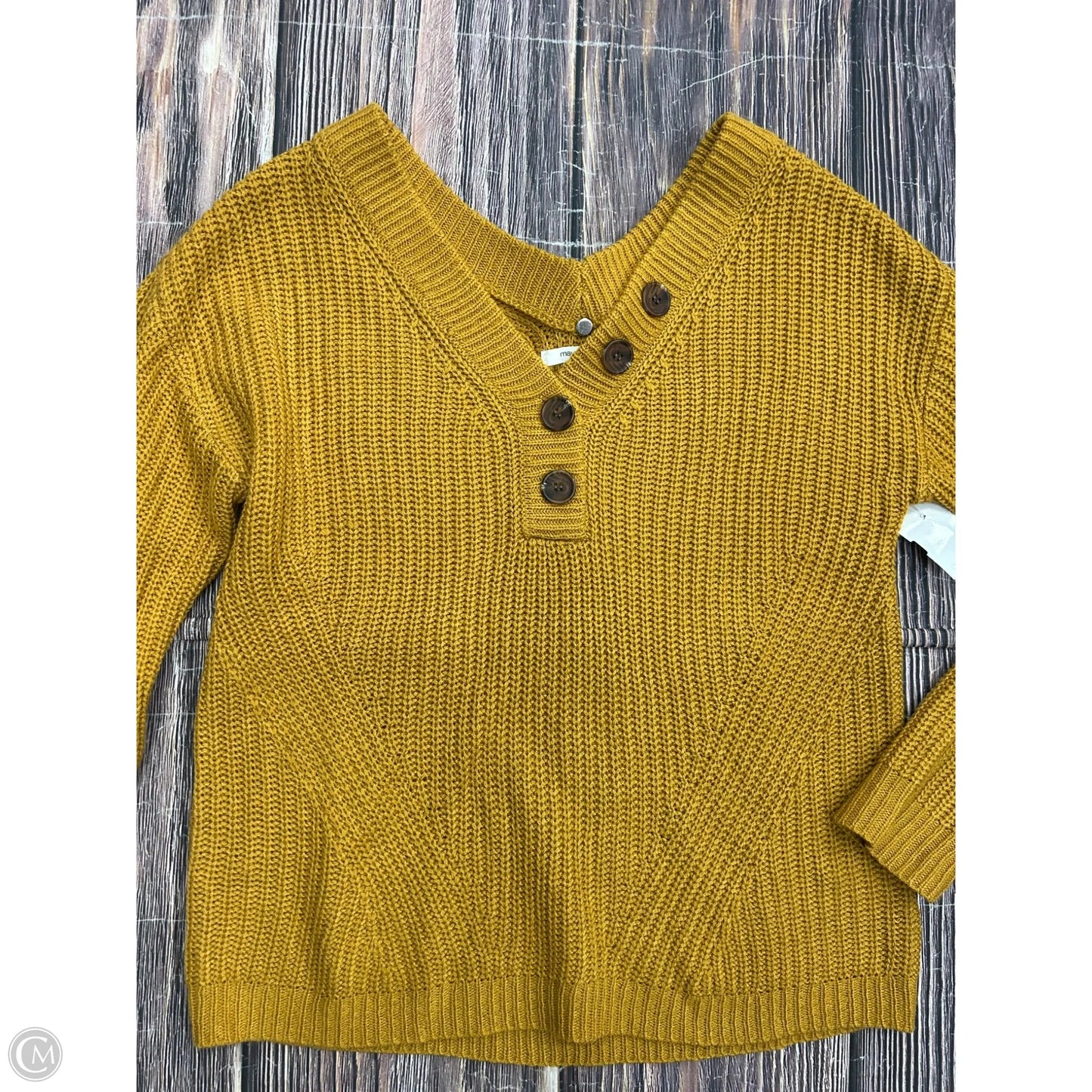 Sweater By Maurices In Yellow, Size: S
