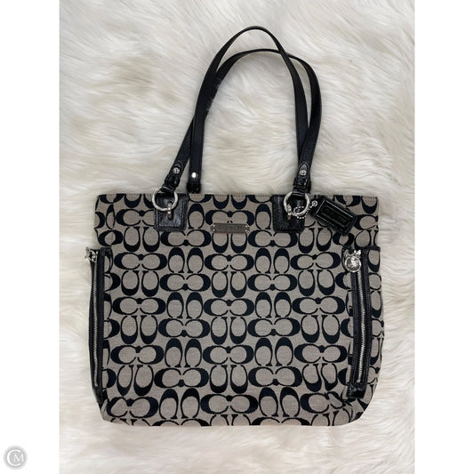 Tote Designer By Coach, Size: Medium