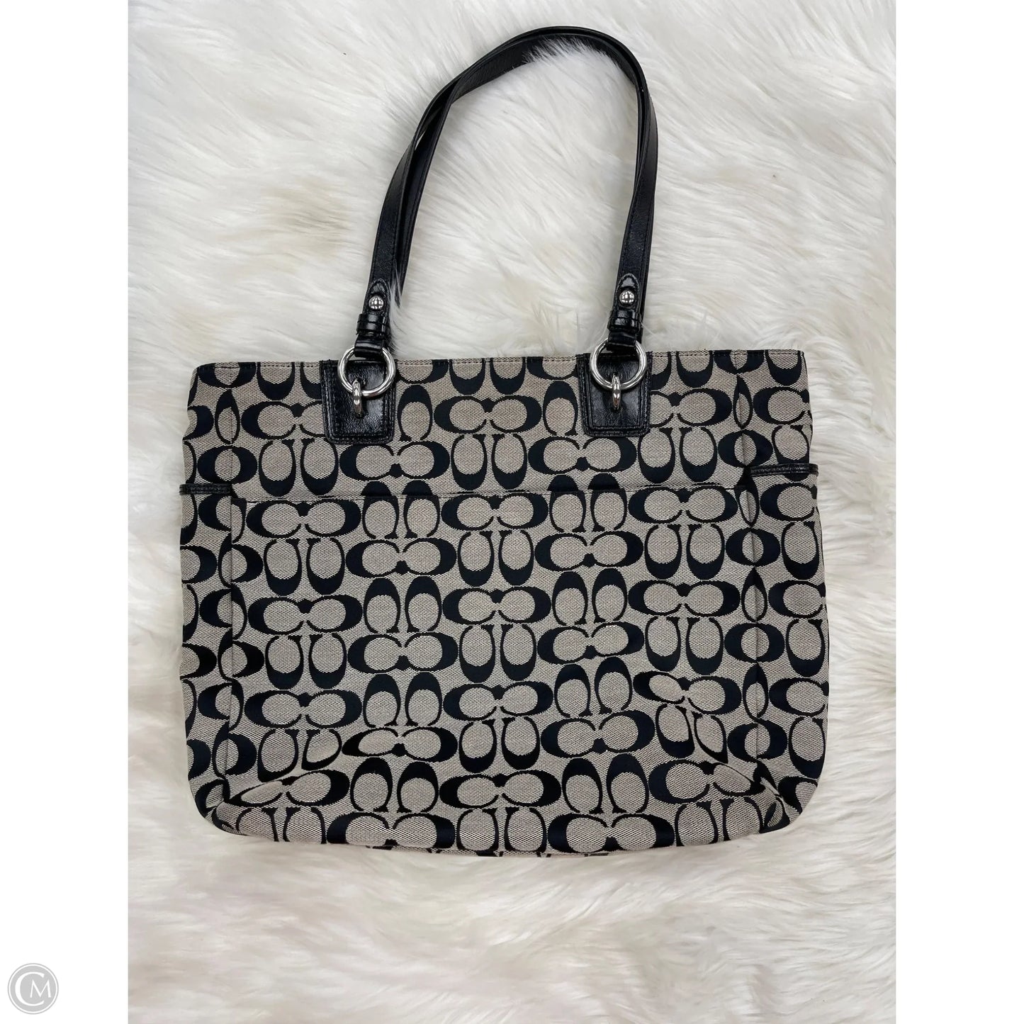 Tote Designer By Coach, Size: Medium
