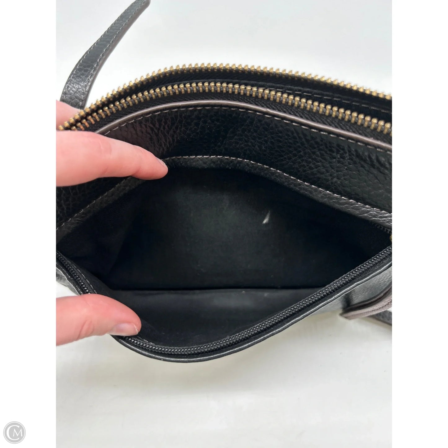 Crossbody Leather By Fossil, Size: Small