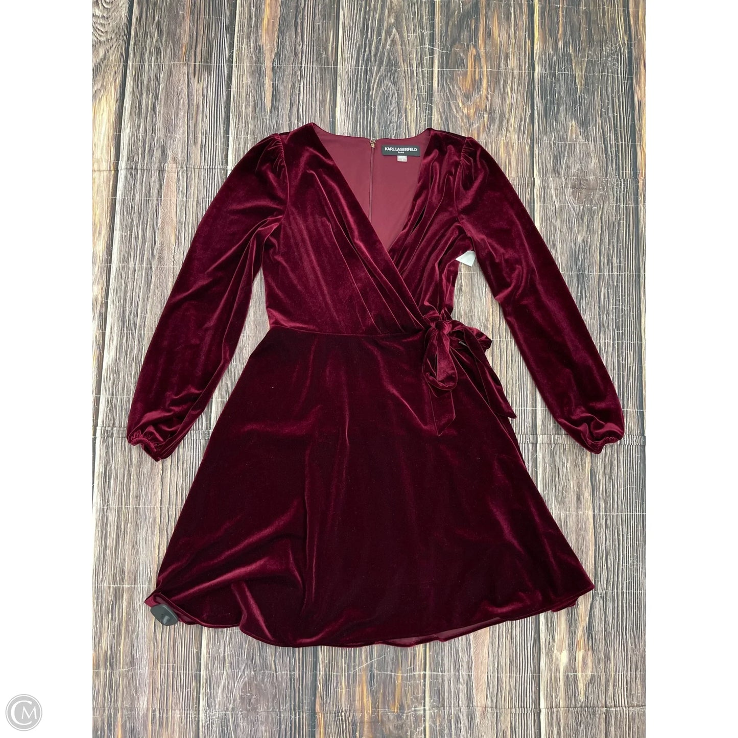 Dress Designer By Karl Lagerfeld In Red, Size: 8