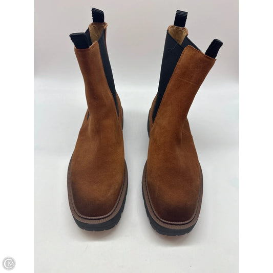 Boots Ankle Flats By Sam Edelman In Brown, Size: 10