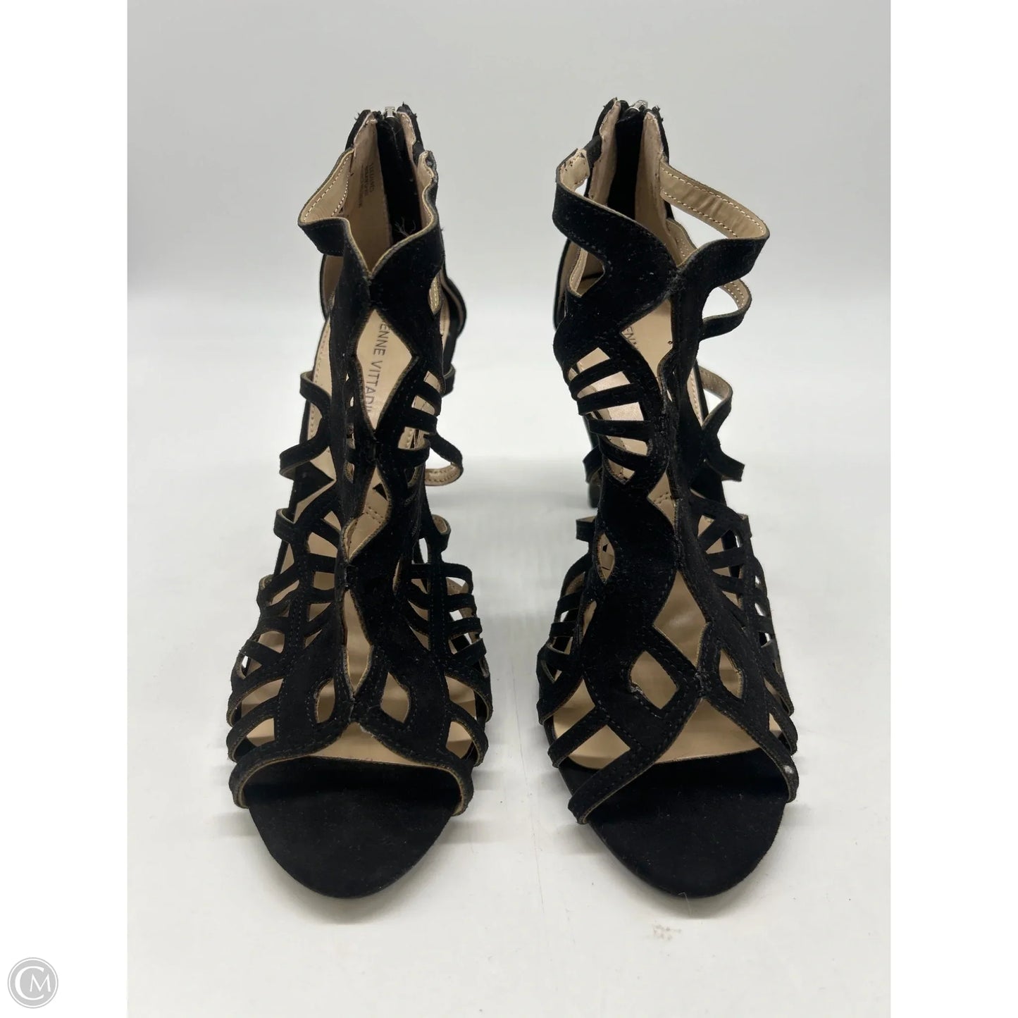 Shoes Heels Stiletto By Adrienne Vittadini In Black, Size: 9