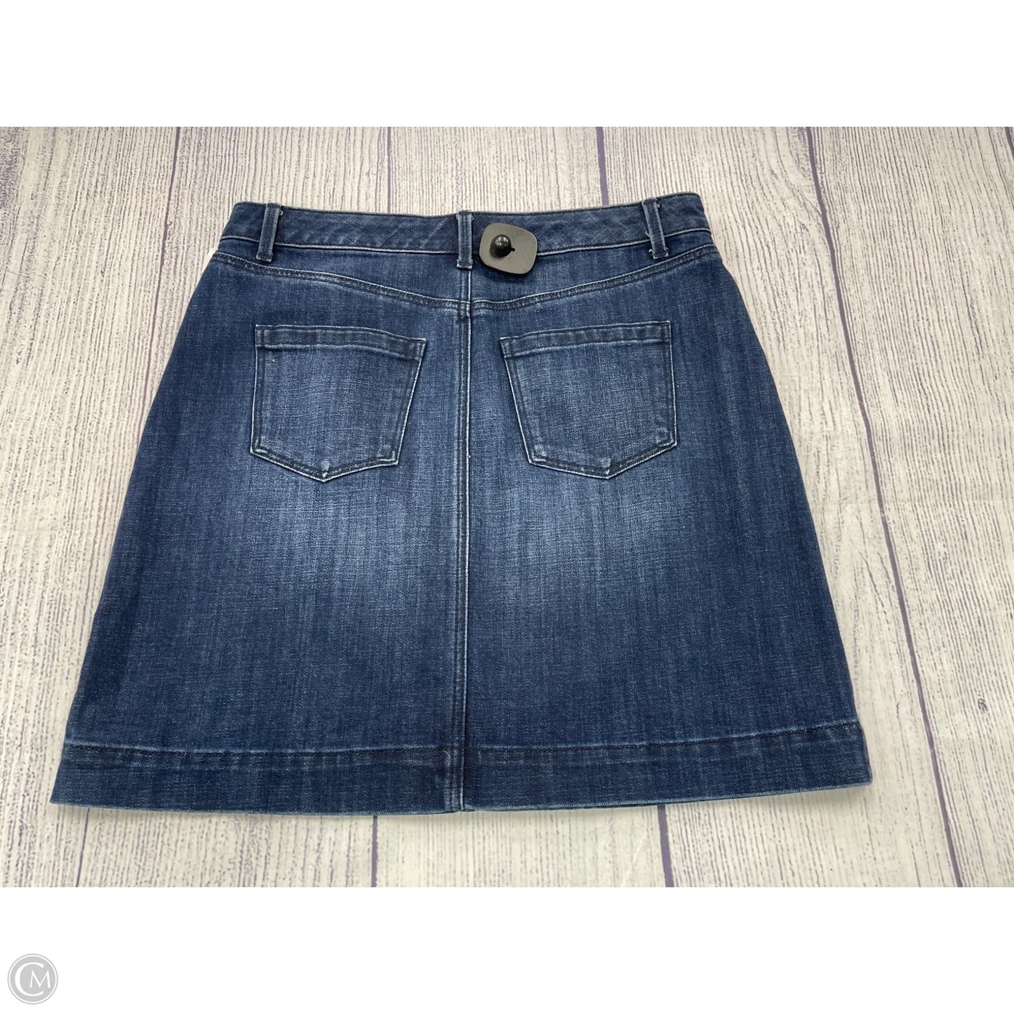 Skirt Mini & Short By Talbots In Blue Denim, Size: 8p