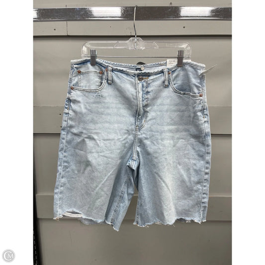 Shorts By American Eagle In Blue Denim, Size: 14