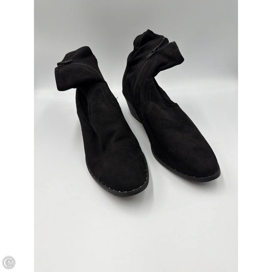 Boots Ankle Heels By So In Black, Size: 10