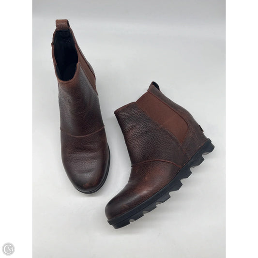Boots Ankle Flats By Sorel In Brown, Size: 10