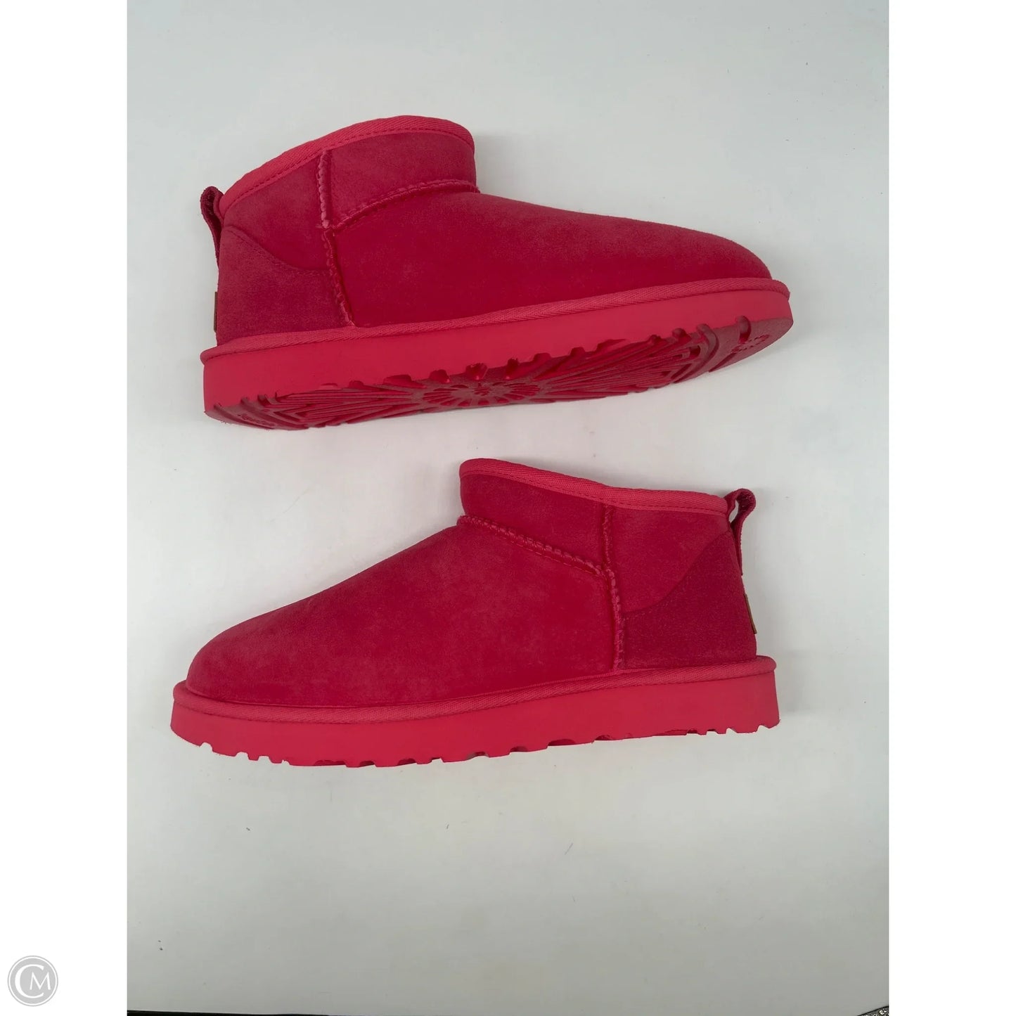 Boots Designer By Ugg In Pink, Size: 8