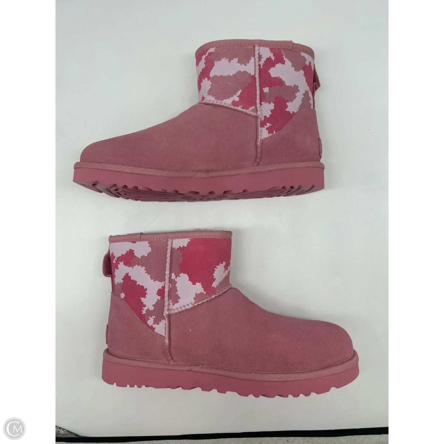 Boots Designer By Ugg In Camouflage Print, Size: 8