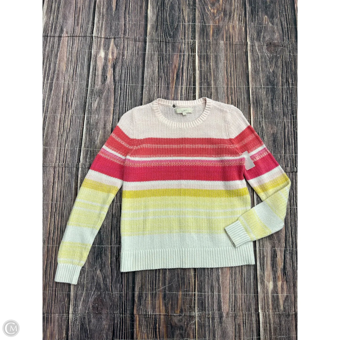 Sweater By Loft In Pink, Size: M