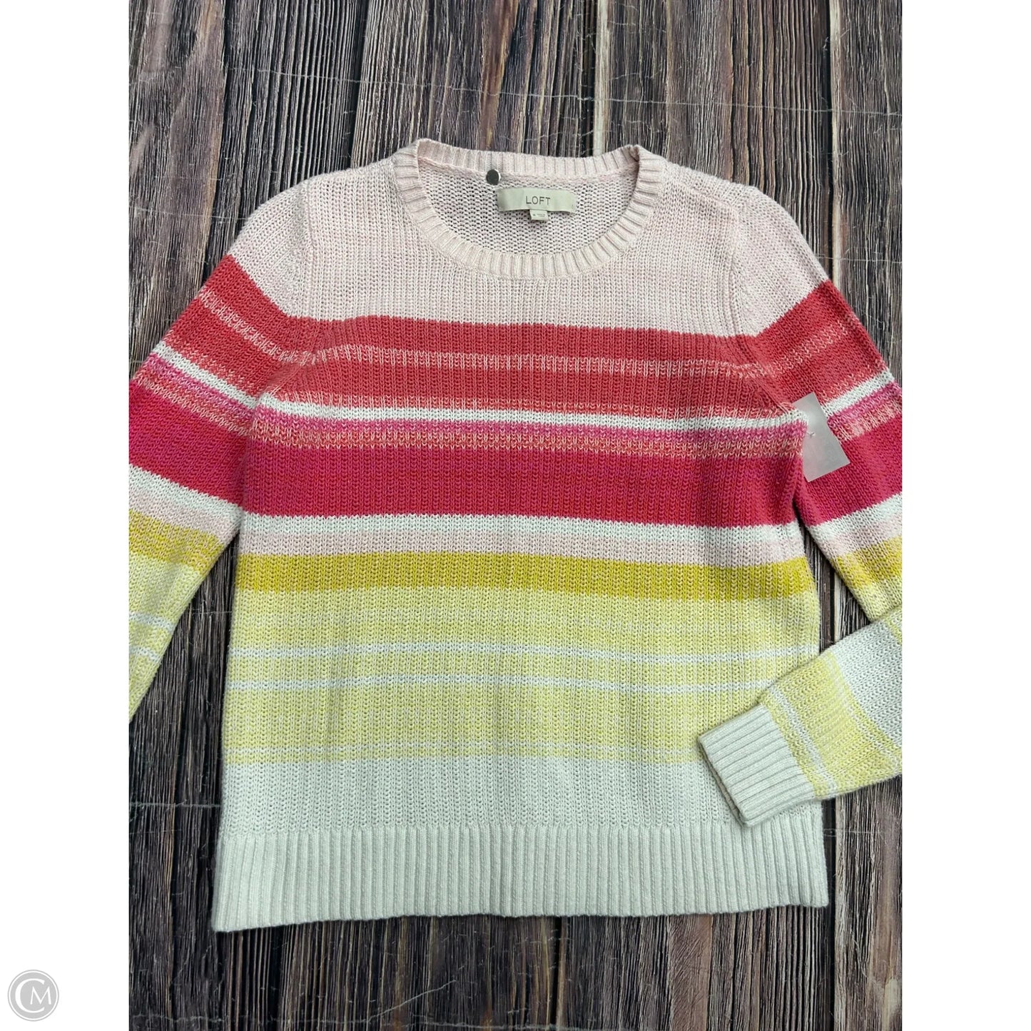 Sweater By Loft In Pink, Size: M
