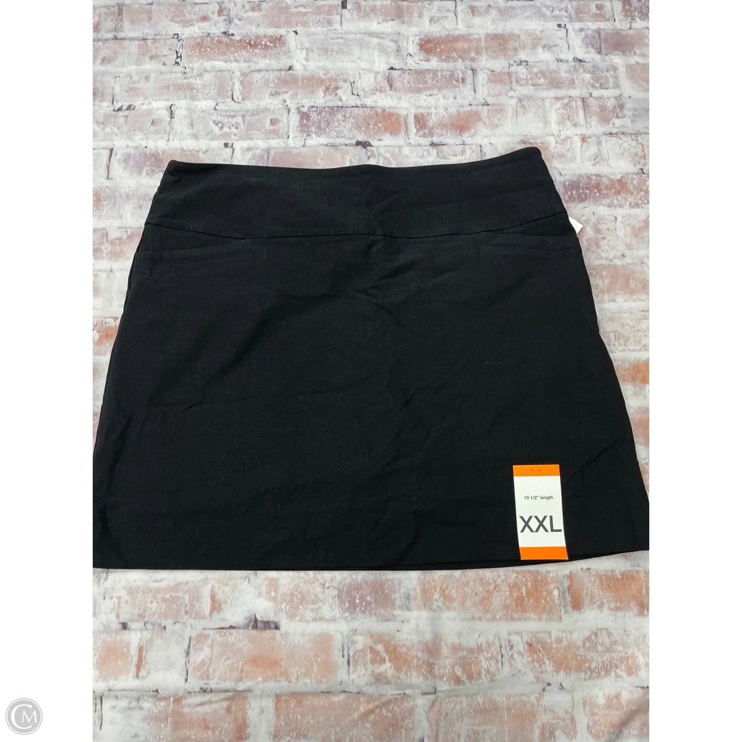 Skirt Mini & Short By Clothes Mentor In Black, Size: 1x