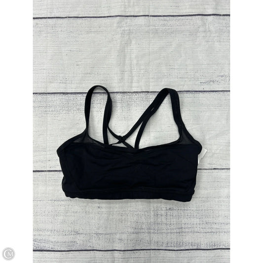 Athletic Bra By Lululemon In Black, Size: 8