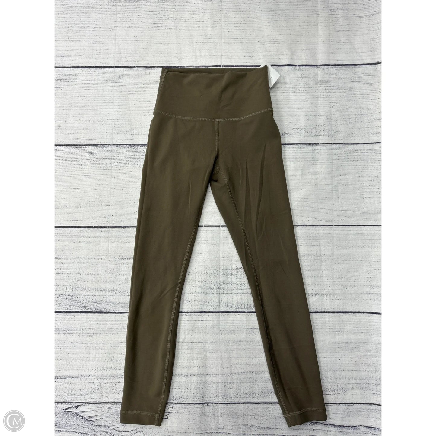 Athletic Leggings By Lululemon In Green, Size: 4