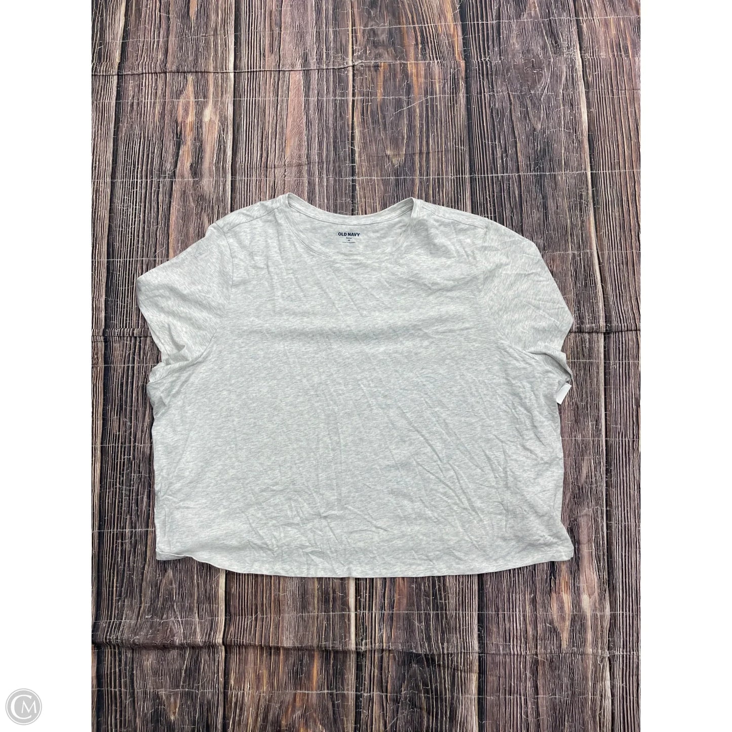 Top Short Sleeve Basic By Old Navy In Grey, Size: 4x
