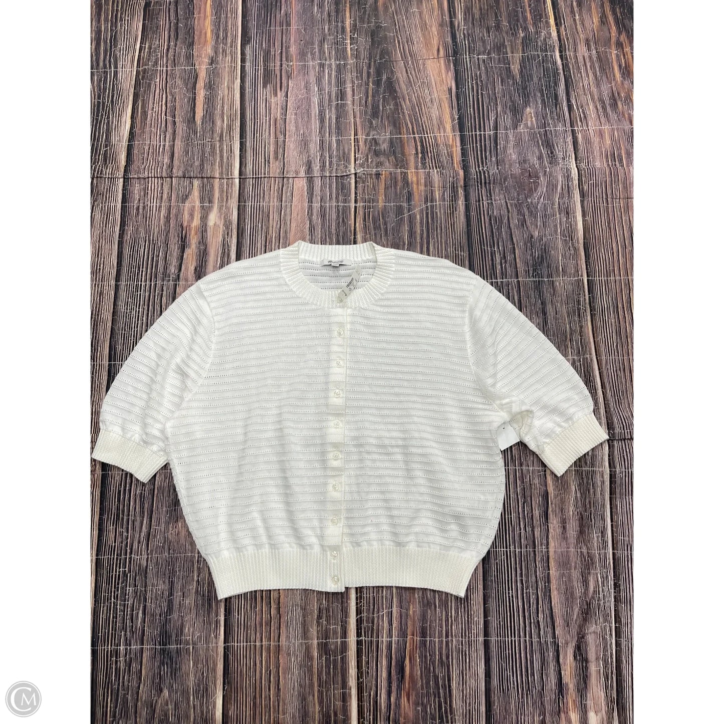 Cardigan By Madewell In White, Size: 1x