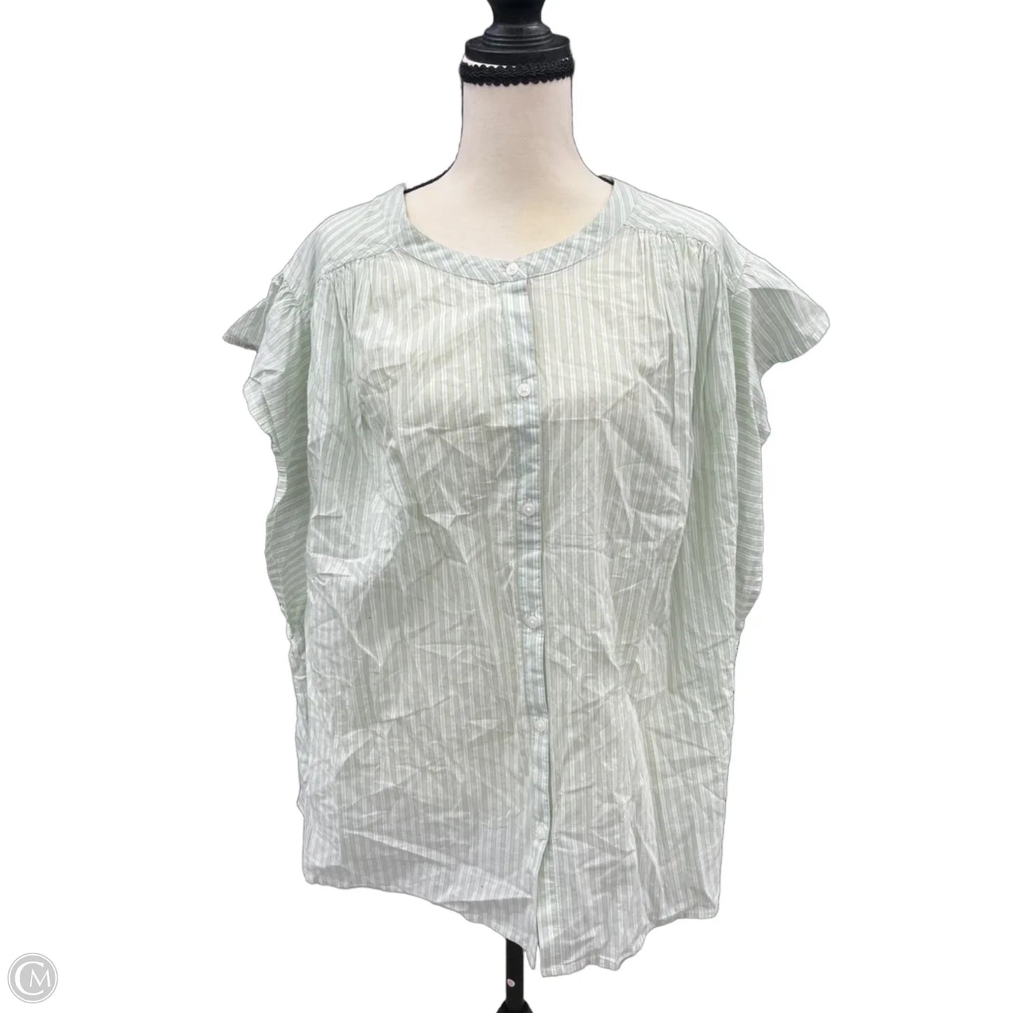 Top Short Sleeve By Old Navy In Green, Size: 4x