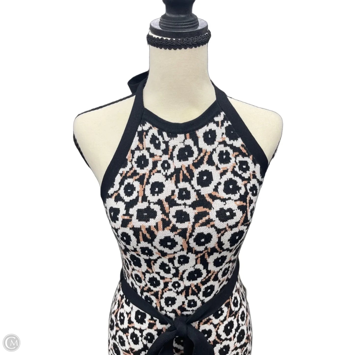 Dress Designer By Diane Von Furstenberg Target In Black & Brown, Size: S