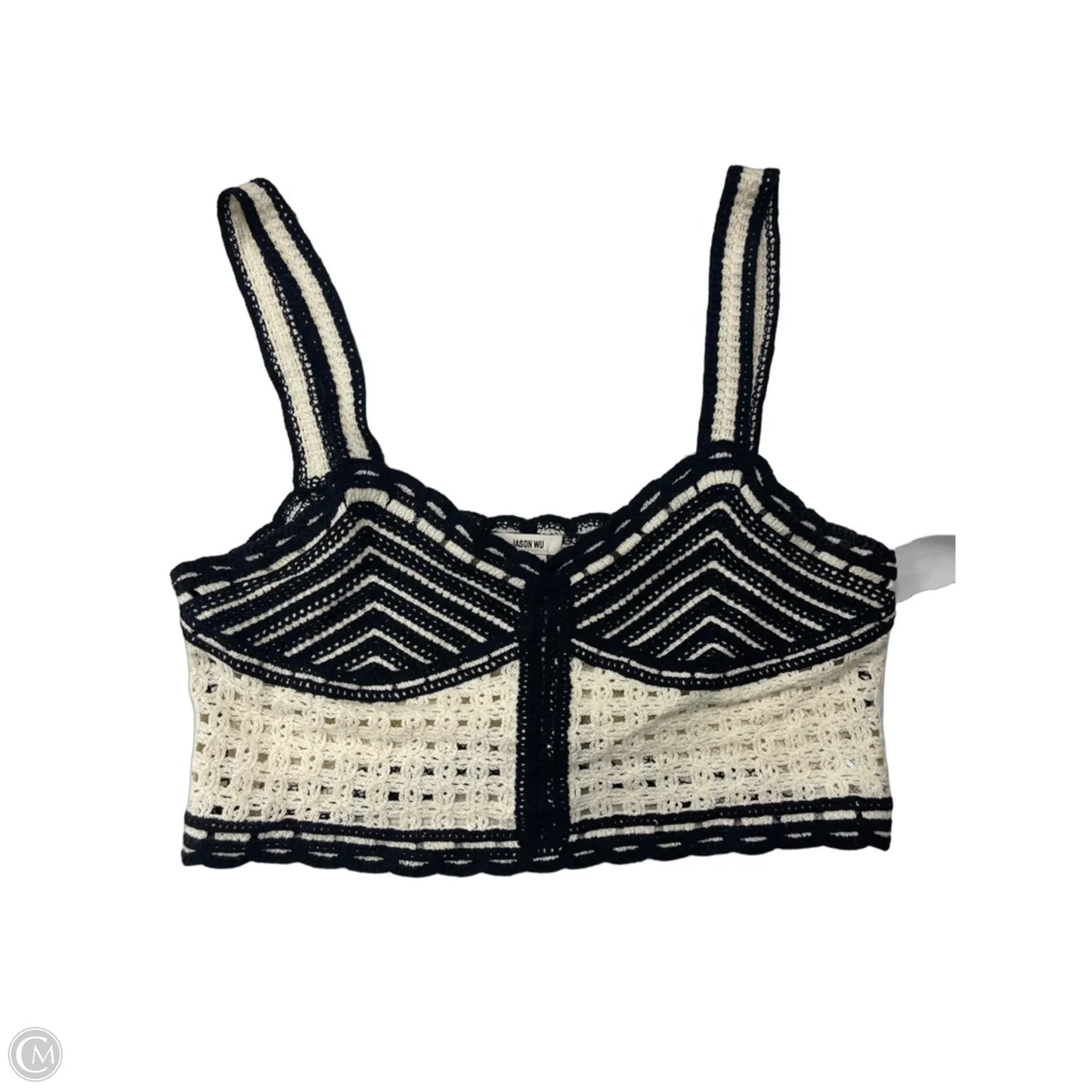 Tank Top Designer By Jason Wu In Black & White, Size: 8