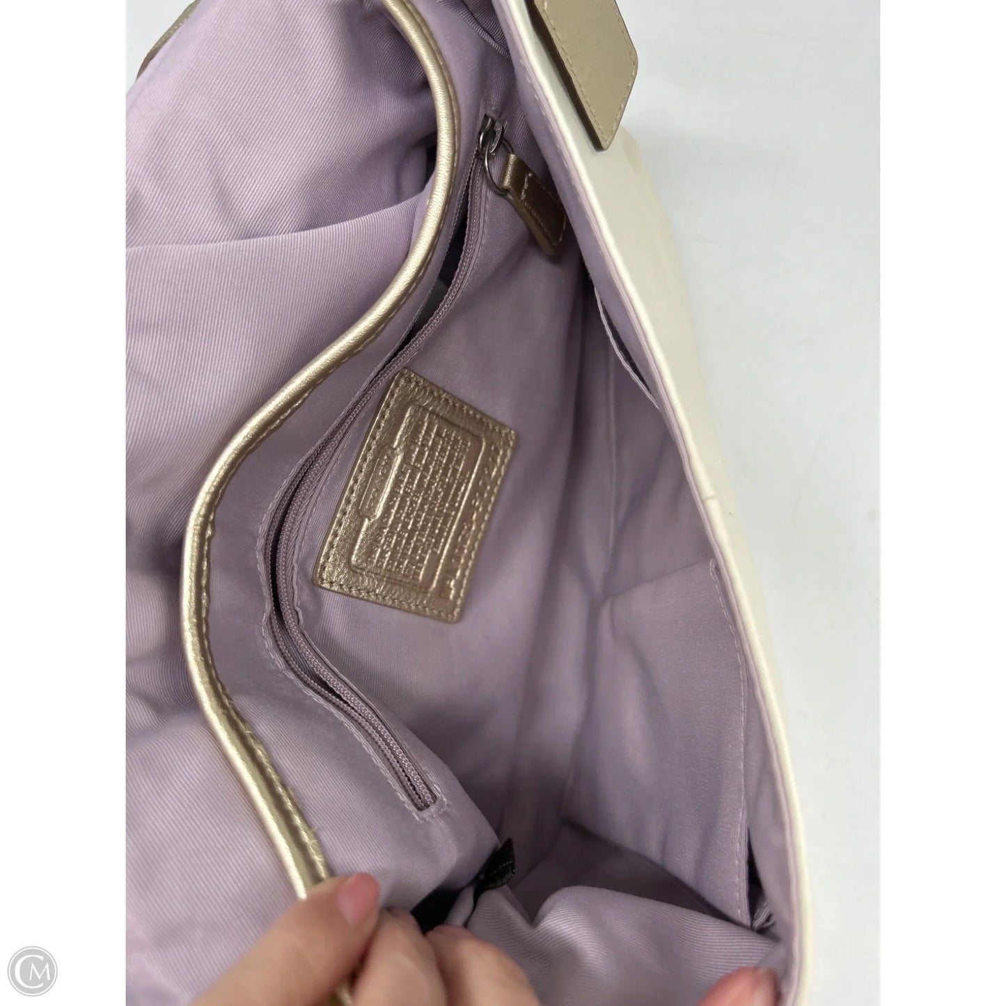 Handbag Designer By Coach, Size: Medium
