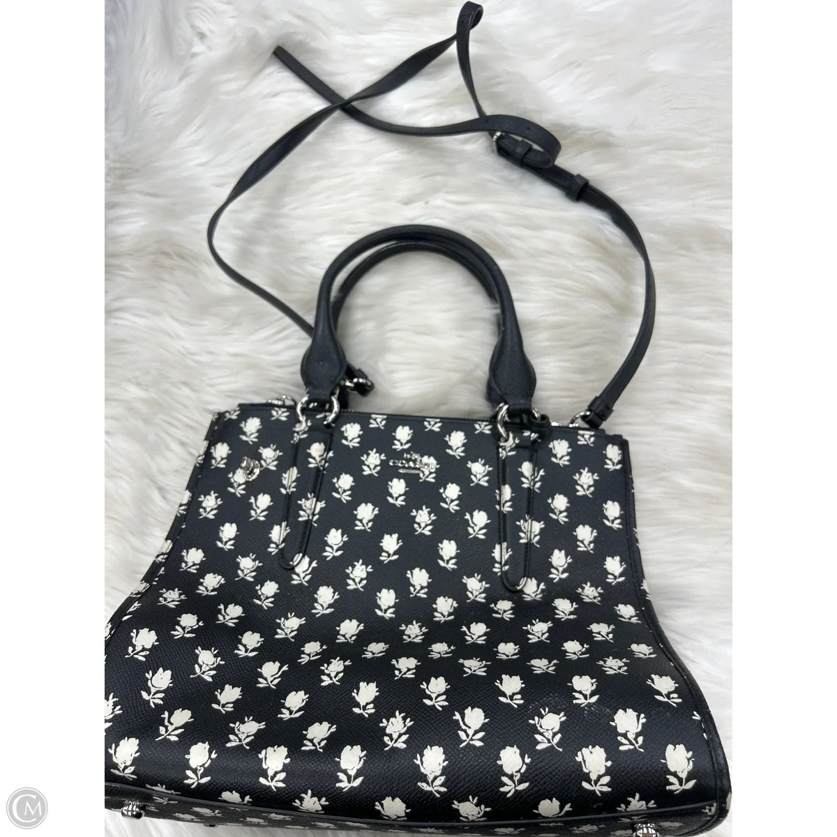 Handbag Designer By Coach, Size: Large