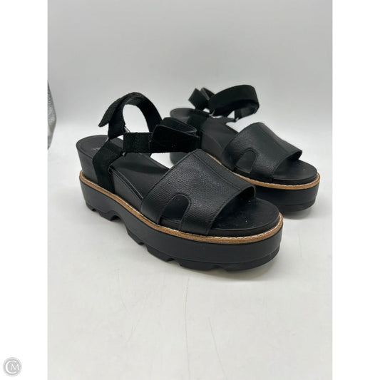 Sandals Heels Platform By Sorel In Black, Size: 7.5