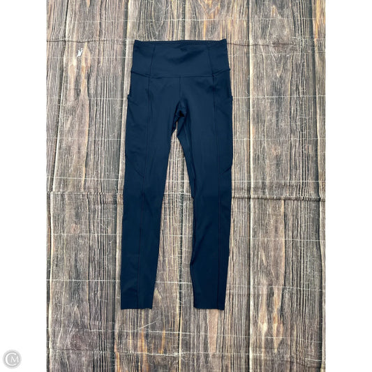 Athletic Capris By Lululemon In Navy, Size: 4