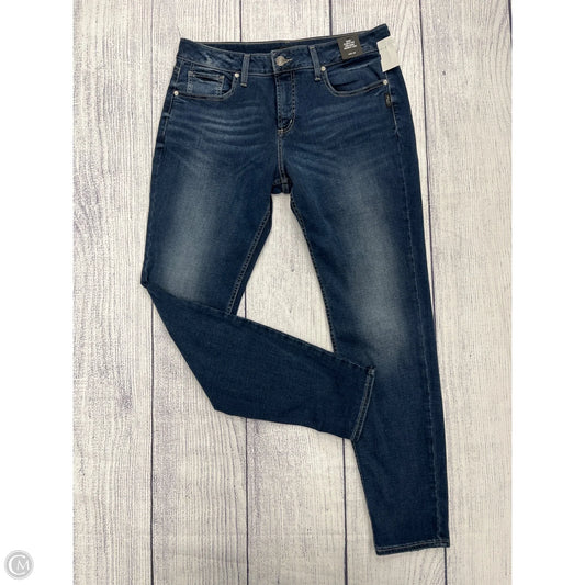 Jeans Straight By Silver In Blue Denim, Size: 16