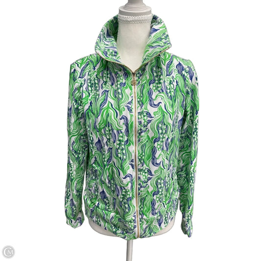 Sweatshirt Designer By Lilly Pulitzer In Blue & Green, Size: Xs
