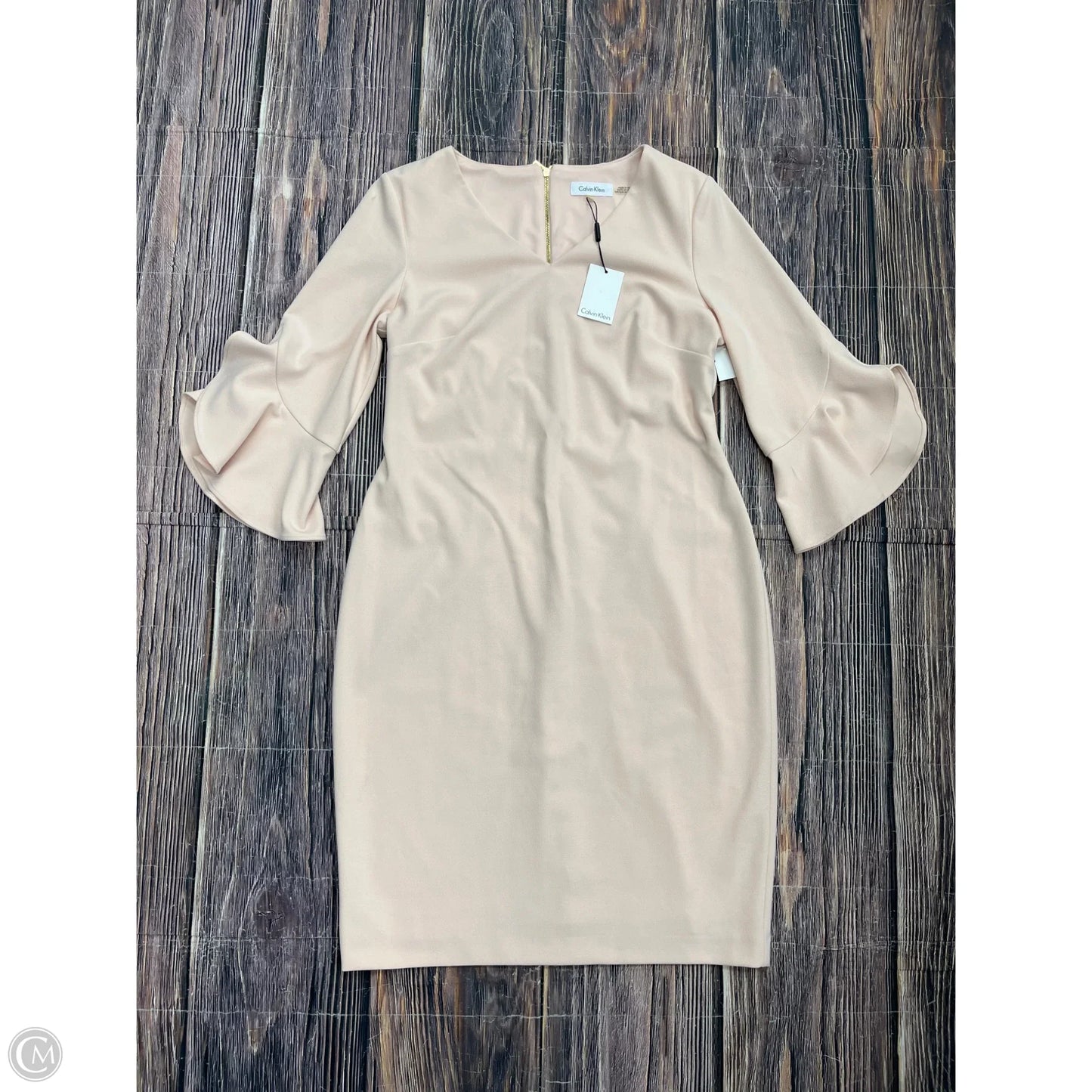 Dress Work By Calvin Klein In Pink, Size: 12