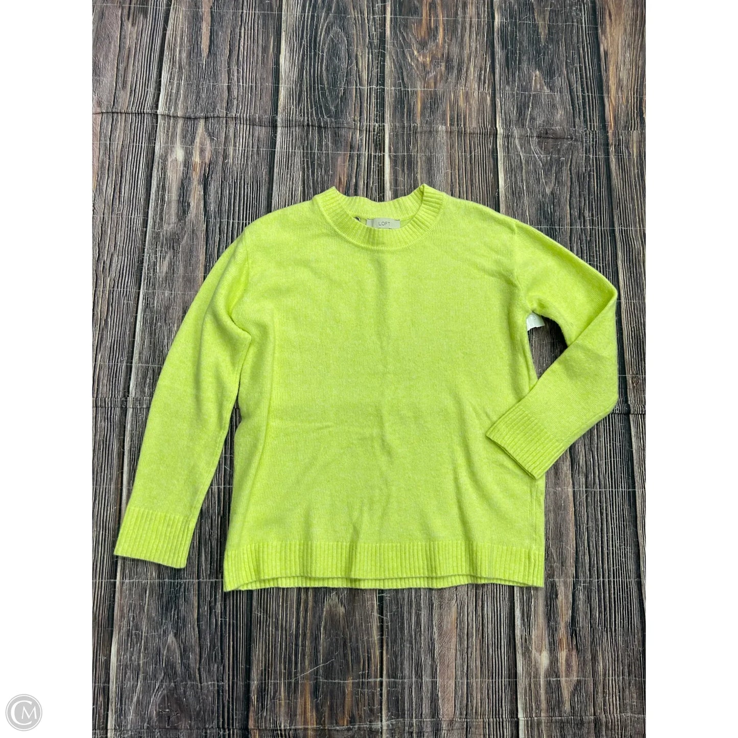 Sweater By Loft In Yellow, Size: M