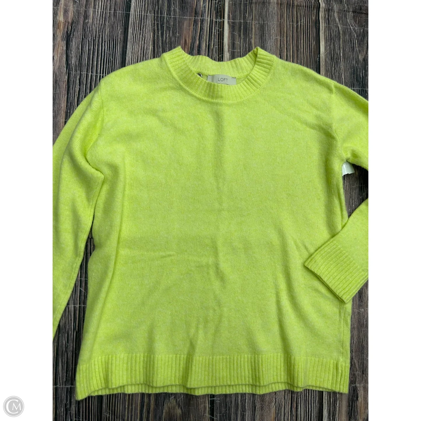 Sweater By Loft In Yellow, Size: M