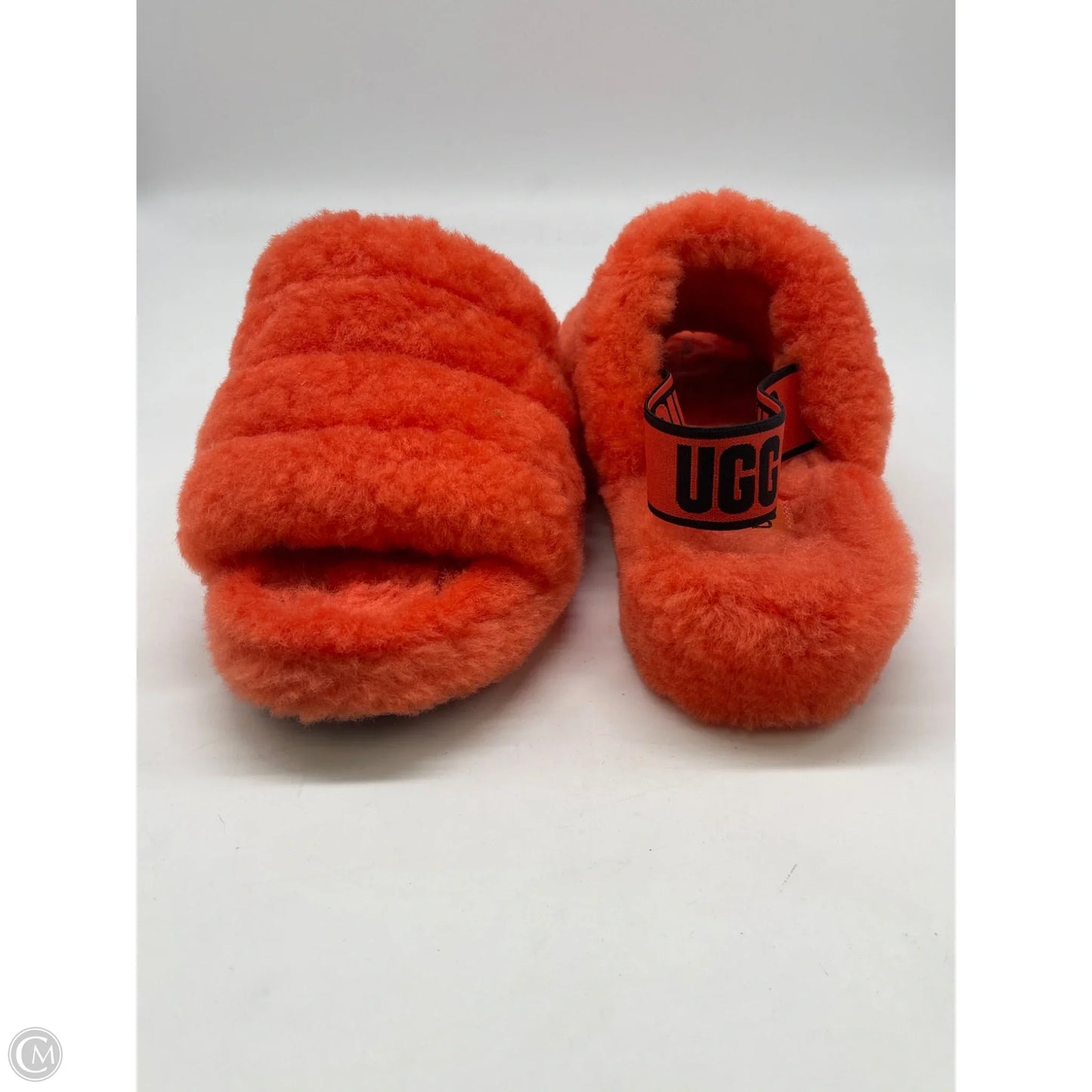 Sandals Designer By Ugg In Orange, Size: 9