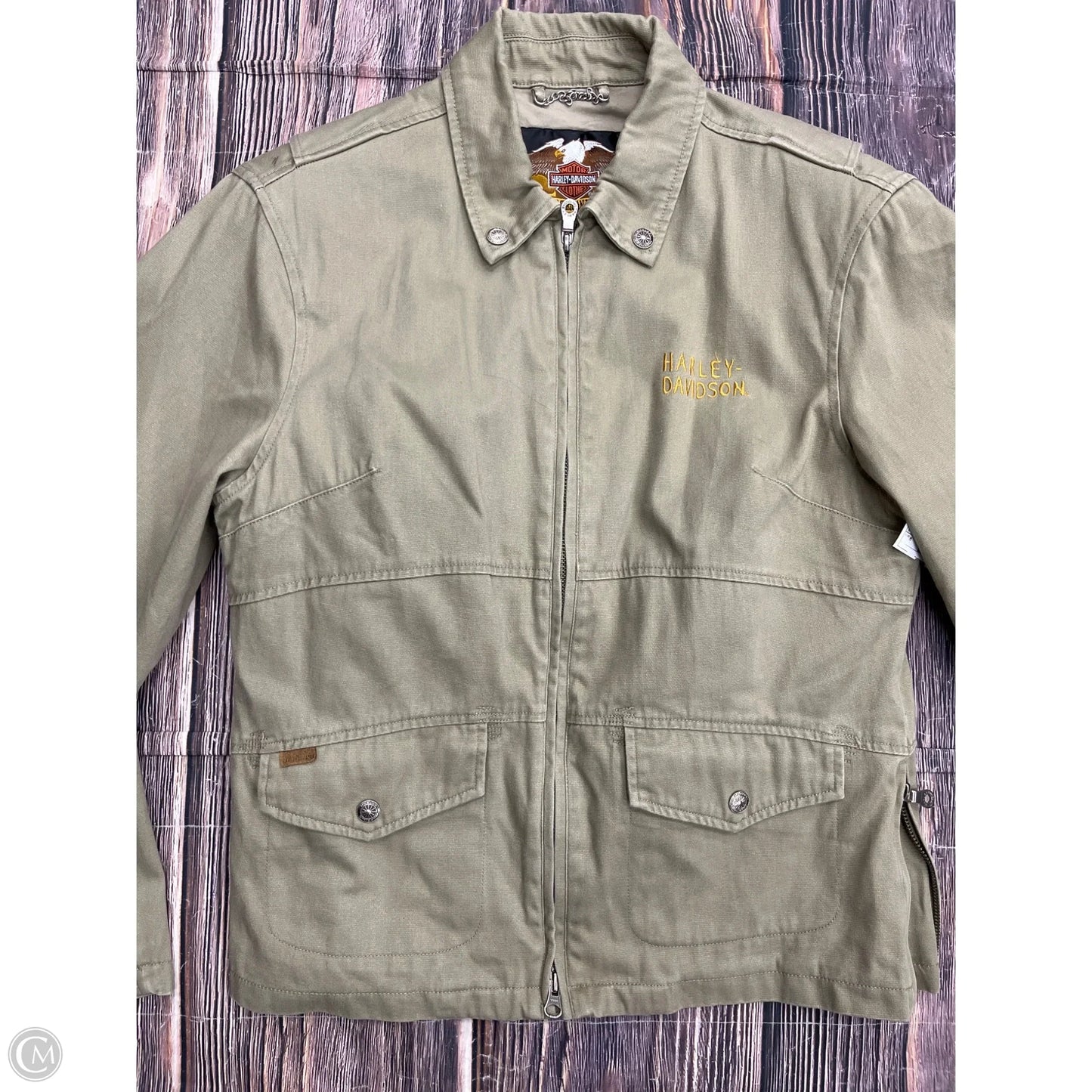 Jacket Other By Harley Davidson In Green, Size: M