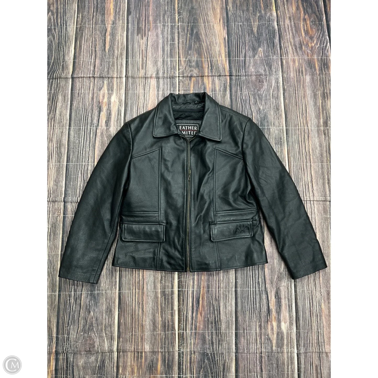 Jacket Leather By Harley Davidson In Black, Size: L