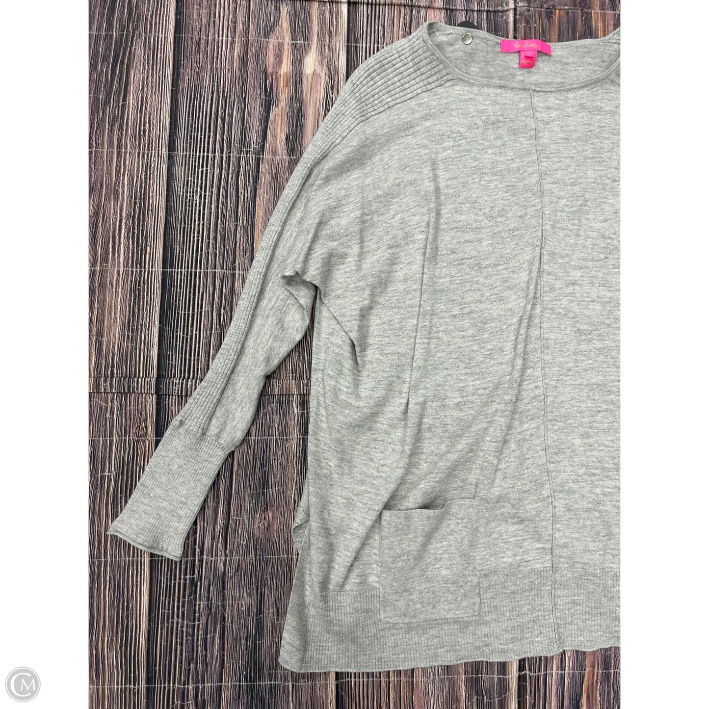 Sweater Designer By Lilly Pulitzer In Grey, Size: M